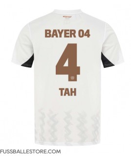 Günstige Bayer Leverkusen Jonathan Tah #4 Auswärtstrikot 2024-25 Kurzarm